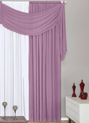 Lar e Lazer - Cortina Lilás 300x230 cm - LAR E LAZER