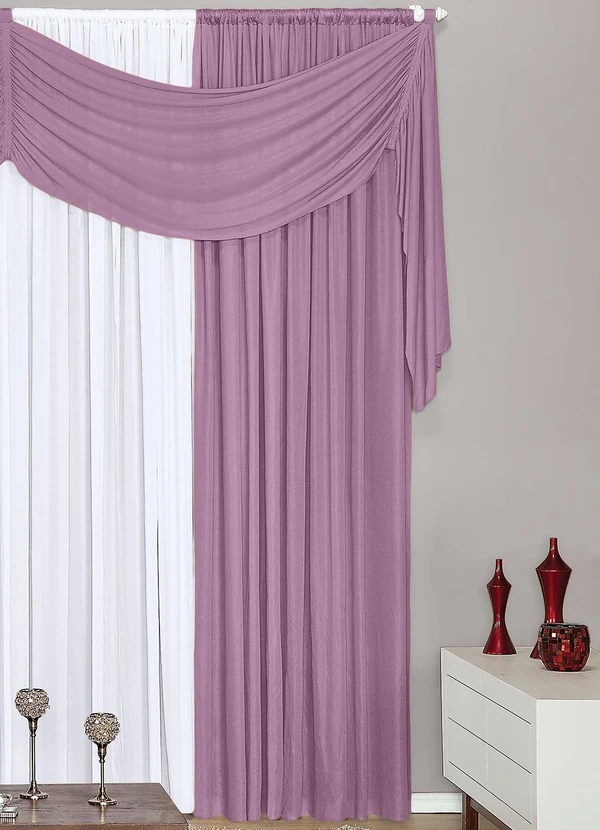 Lar e Lazer - Cortina Lilás 300x230 cm 2