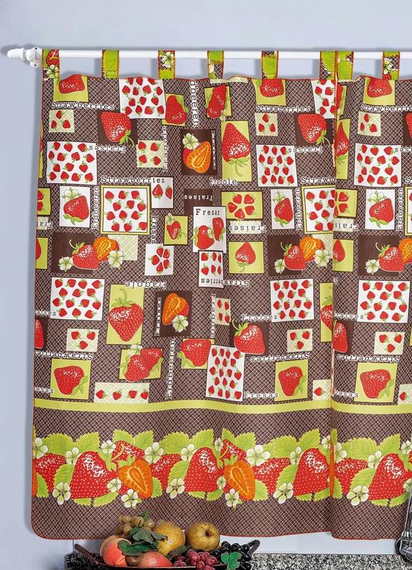 Lar e Lazer - Cortina para Cozinha Lolla 180x120 cm 1