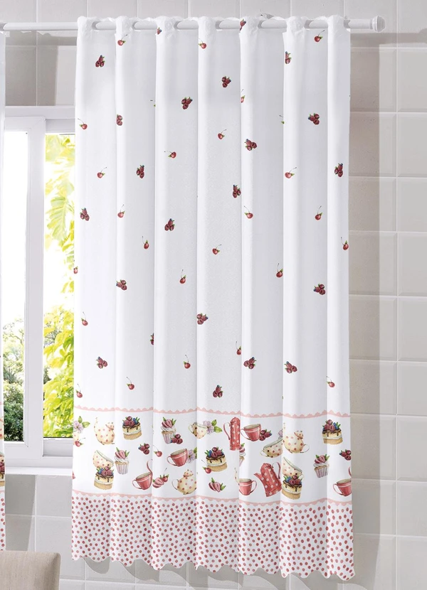 Bella Janela - Cortina Poá Cake 220x120 cm 3