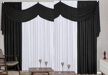 Cortina Preto 200x170 cm