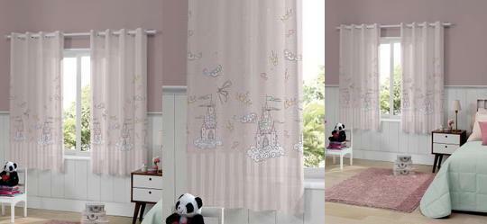 Cortina Rustica 2,60x1,70 Colore Castelo Rose