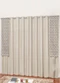 Lar e Lazer - Cortina Rústico Bege 270x170 cm - variação: Bege