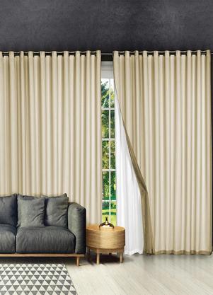Cortina Soft (Bege) 260x170 cm