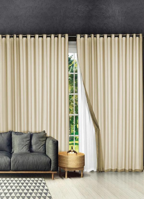 Cortina Soft (Bege) 260x170 cm