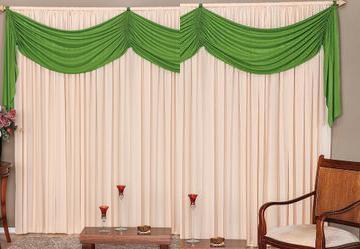 Cortina Verde Relva 200x170 cm