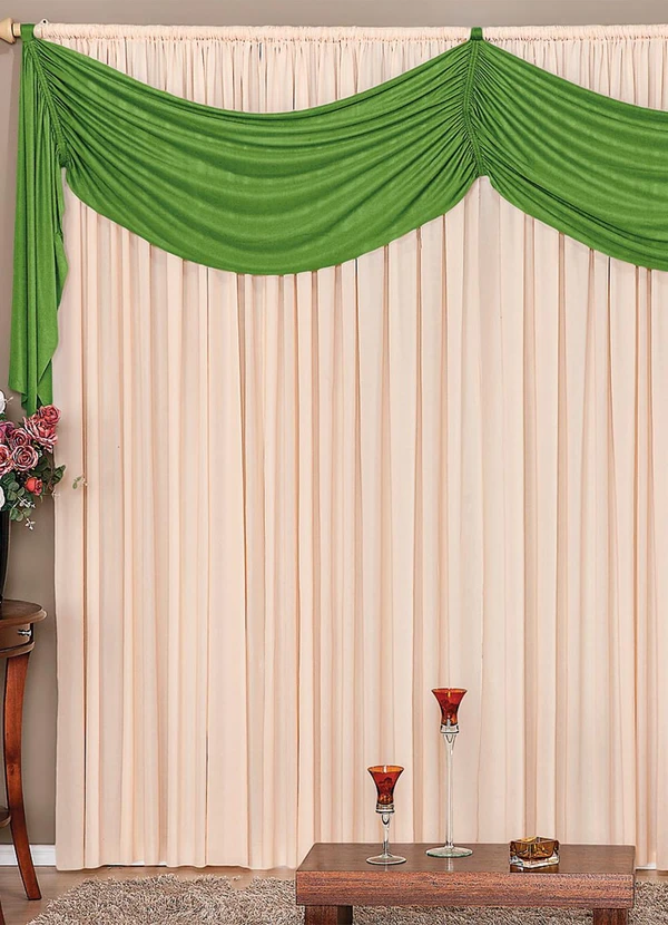 Lar e Lazer - Cortina Verde Relva 200x170 cm