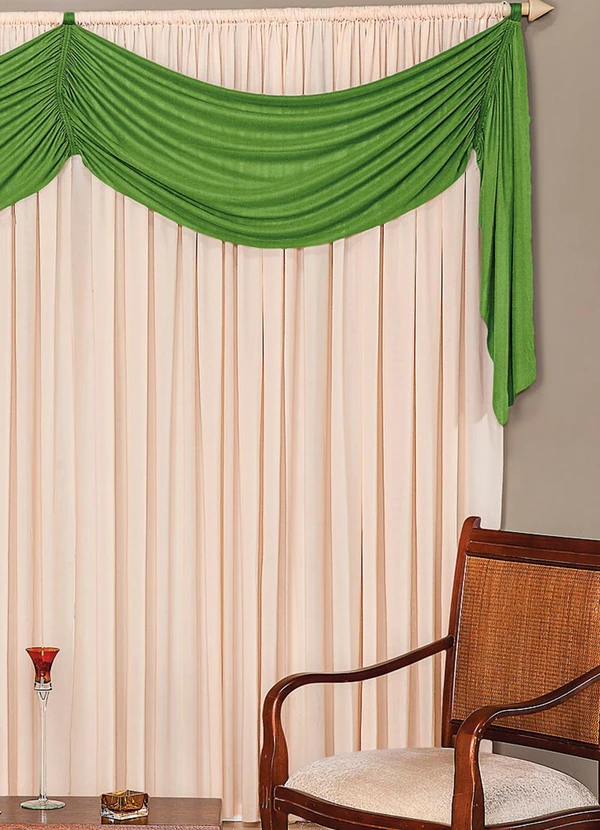 Lar e Lazer - Cortina Verde Relva 200x170 cm 2