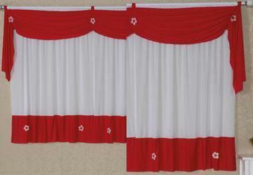 Cortina Vermelho 200x170 cm