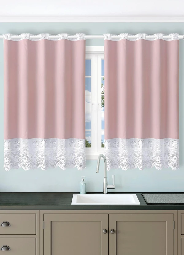 Lar e Lazer - Kit Cozinha Rosa 5 Peças 3