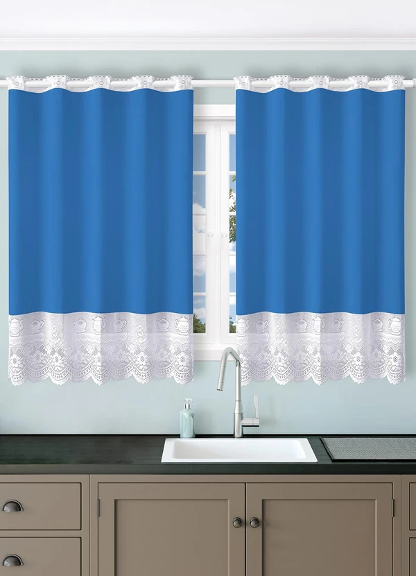 Lar e Lazer - Kit Cozinha Valencia Azul Royal 5 Peças 3