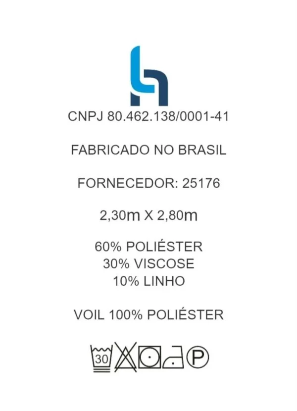 Lar e Lazer - Xale com Voil Marrom 280x230 cm 3