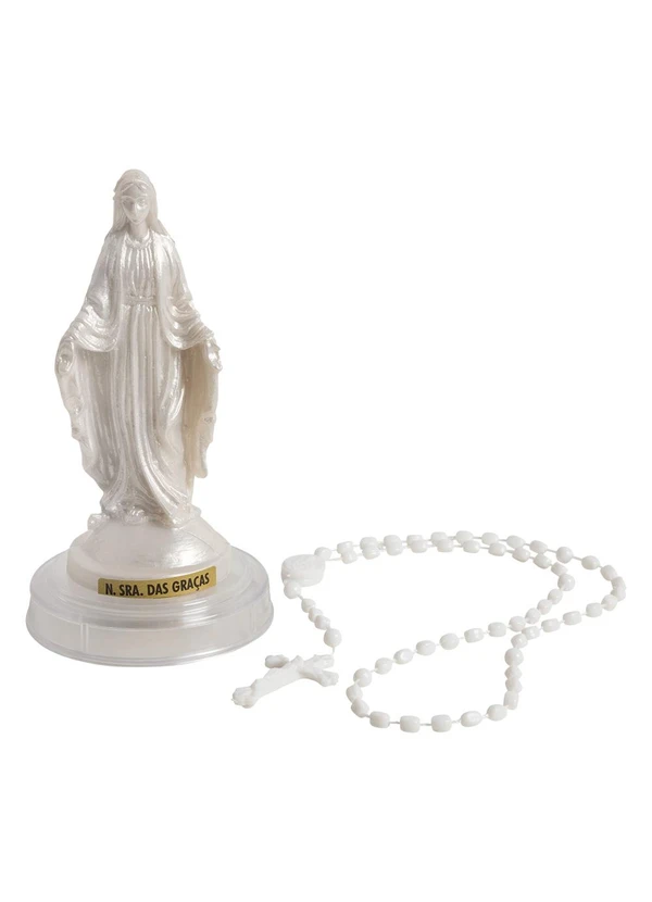 Lar e Lazer - Nossa Senhora das Graças Perolizada com Terço