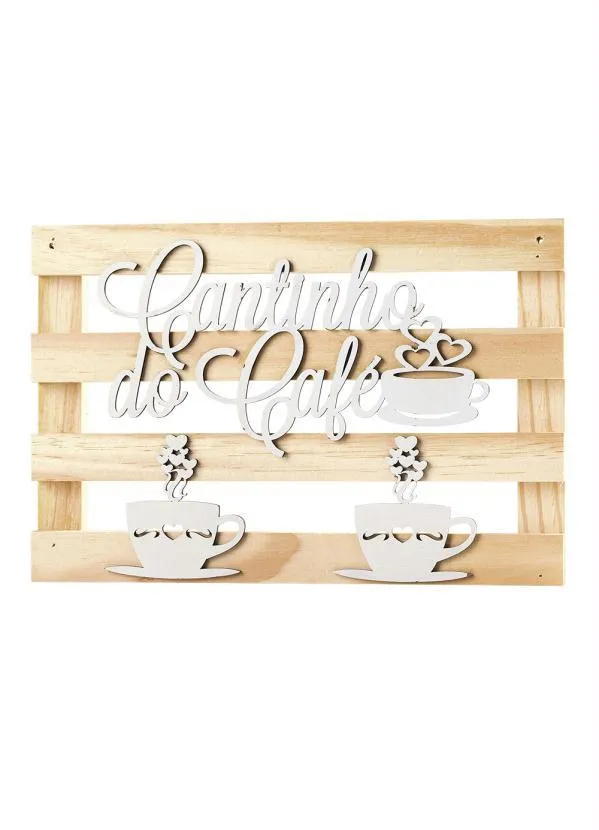 Lar e Lazer - Placa Decorativa Cantinho do Café