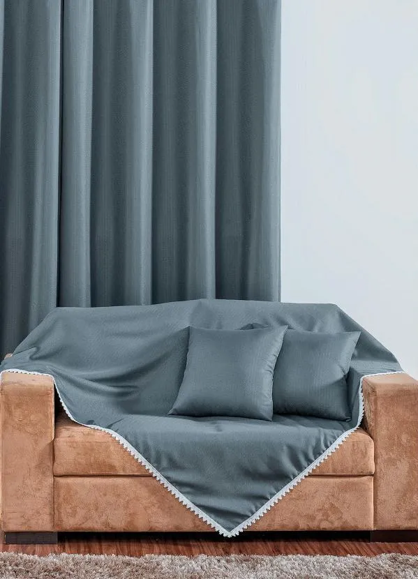 Lar e Lazer - Kit Sala Cinza 4 Peças 3