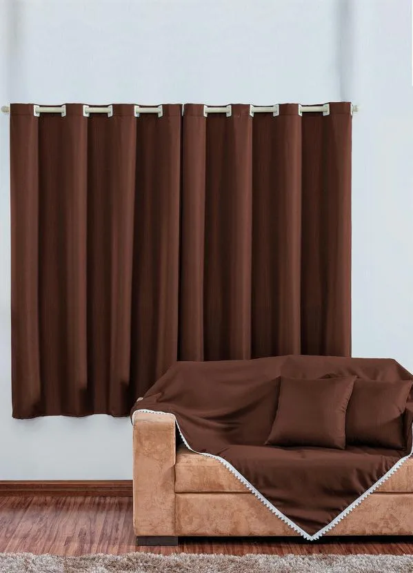 Lar e Lazer - Kit Sala Tabaco 4 Peças