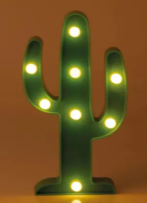 Mundo Lar - Luminária Cacto 1 Peça - MUNDO LAR