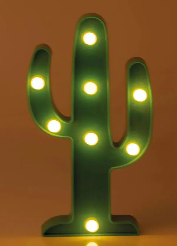 Mundo Lar - Luminária Cacto 1 Peça