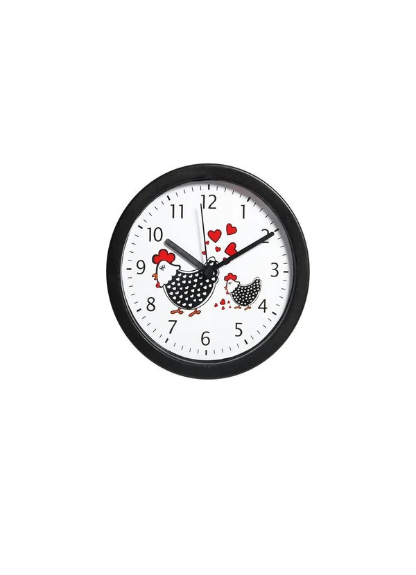 Lar e Lazer - Relógio de Parede Redondo Galinha