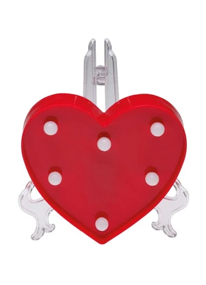 Mundo Lar - Luminária Coração 1 Peça - MUNDO LAR