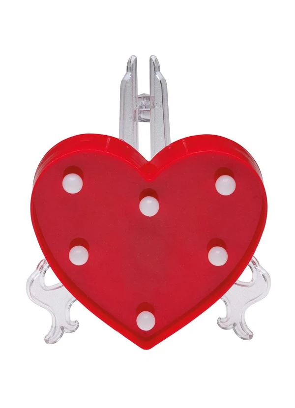 Mundo Lar - Luminária Coração 1 Peça 1