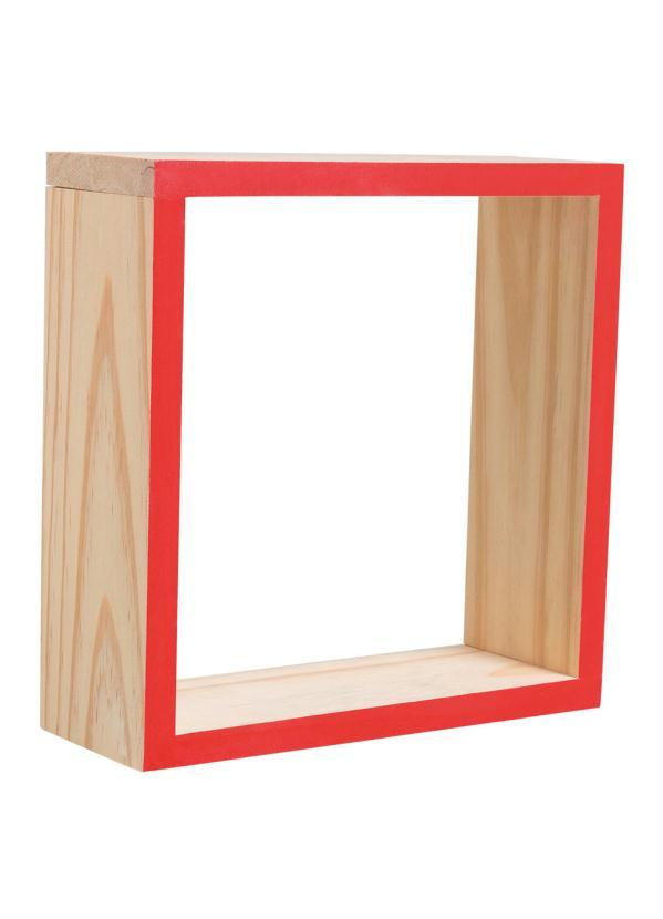 Lar e Lazer - Nicho Deocrativo Quadrado Vermelho 2