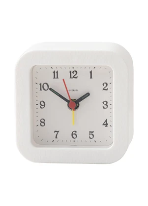 Lar e Lazer - Despertador Quartz Branco - LAR E LAZER