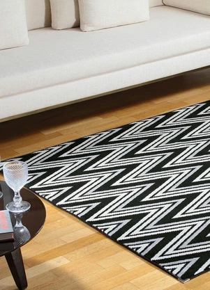 Lar e Lazer - Tapete Antiderrapante Preto 100x150 cm - LAR E LAZER