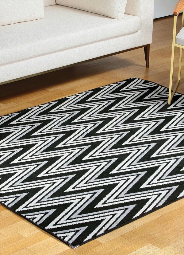 Lar e Lazer - Tapete Antiderrapante Preto 100x150 cm