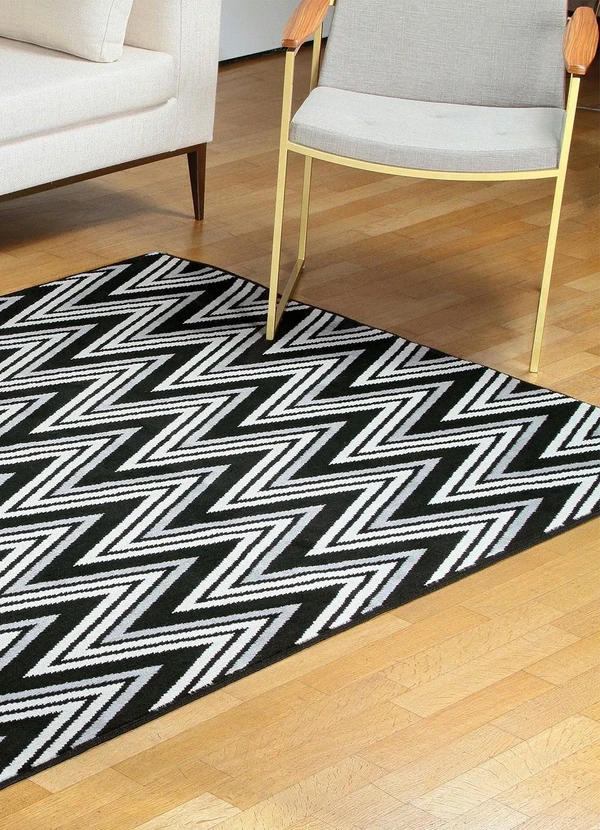 Lar e Lazer - Tapete Antiderrapante Preto 100x150 cm 3