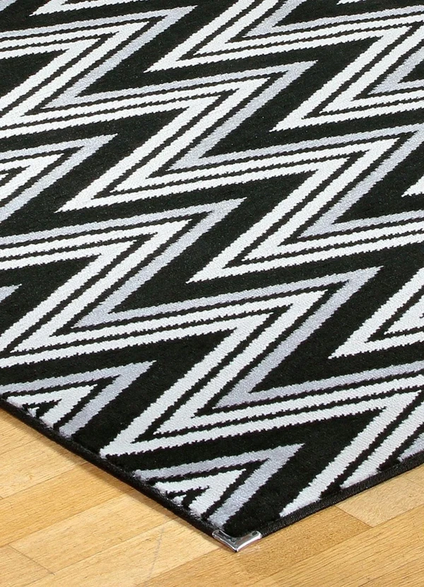 Lar e Lazer - Tapete Antiderrapante Preto 100x150 cm 4