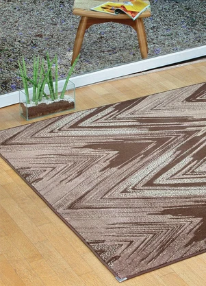 Lar e Lazer - Tapete Antiderrapante Tabaco 100x150 cm - LAR E LAZER