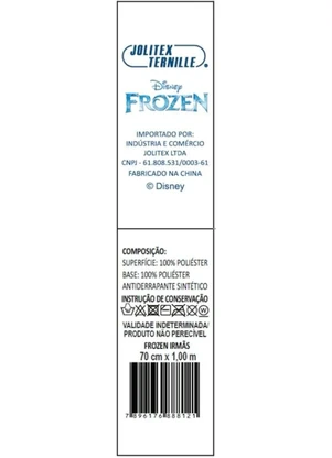 Jolitex - Tapete Infantil Antiderrapante Frozen 70x100 cm - JOLITEX