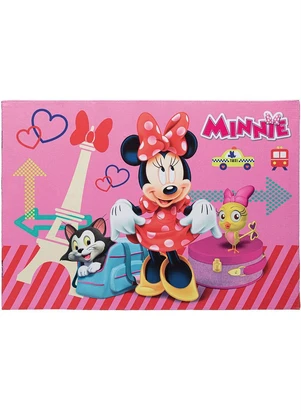 Jolitex - Tapete Infantil Antiderrapante Minnie 70x100 cm - JOLITEX