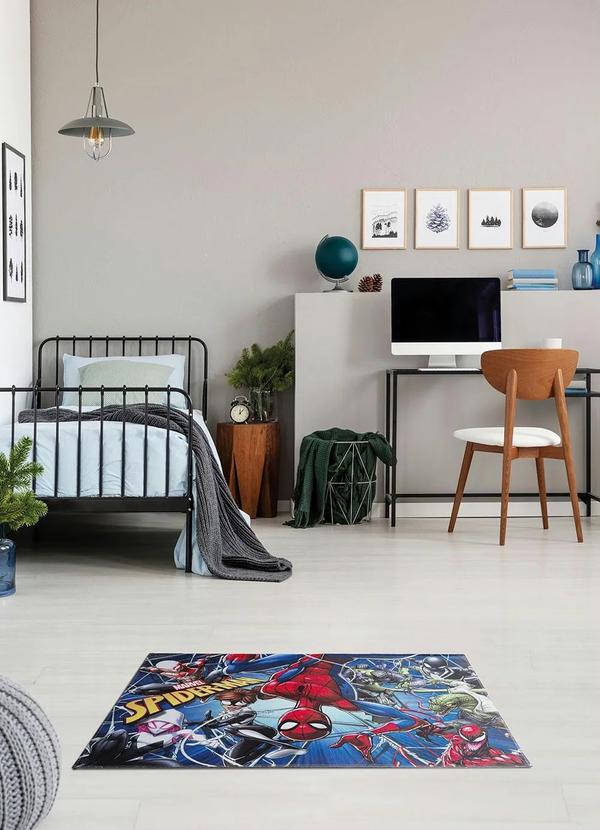 Jolitex - Tapete Infantil Antiderrapante Spider 70x100 cm 2