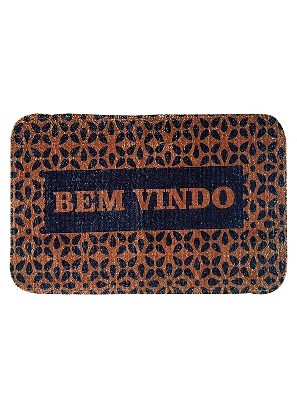 Lar e Lazer - Capacho Bem Vindo Marrom 1 Peça 2