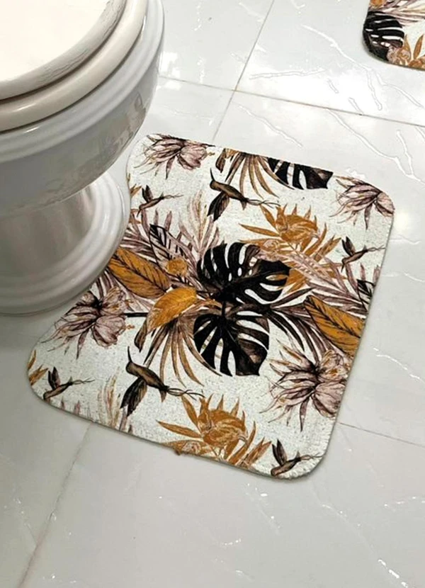 Lar e Lazer - Jogo de Banheiro Floral 2 Peças 2