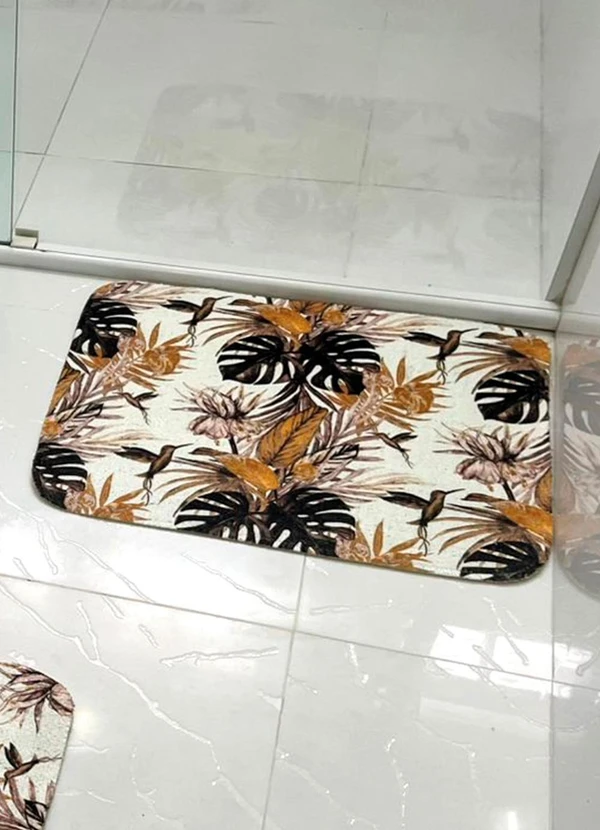 Lar e Lazer - Jogo de Banheiro Floral 2 Peças 3