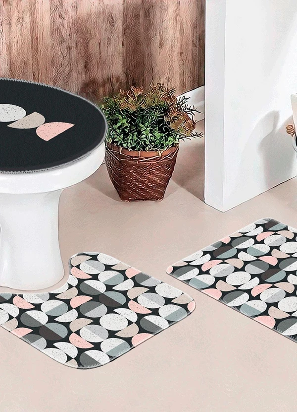 Lar e Lazer - Jogo de Banheiro Irregular 3 Peças