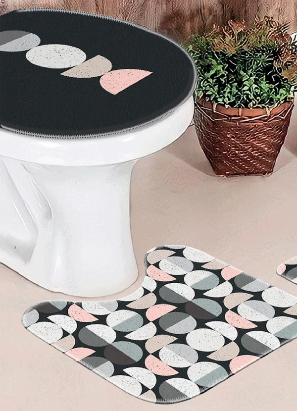 Lar e Lazer - Jogo de Banheiro Irregular 3 Peças 2