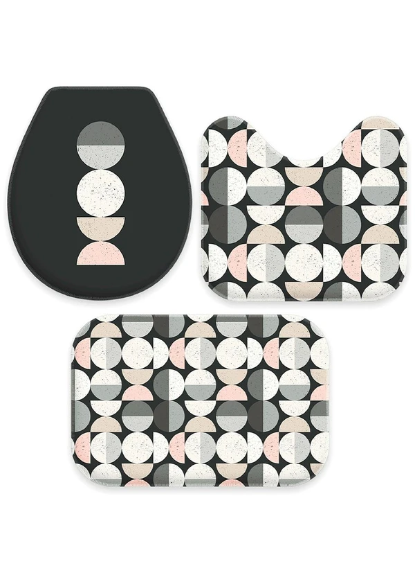 Lar e Lazer - Jogo de Banheiro Irregular 3 Peças 4