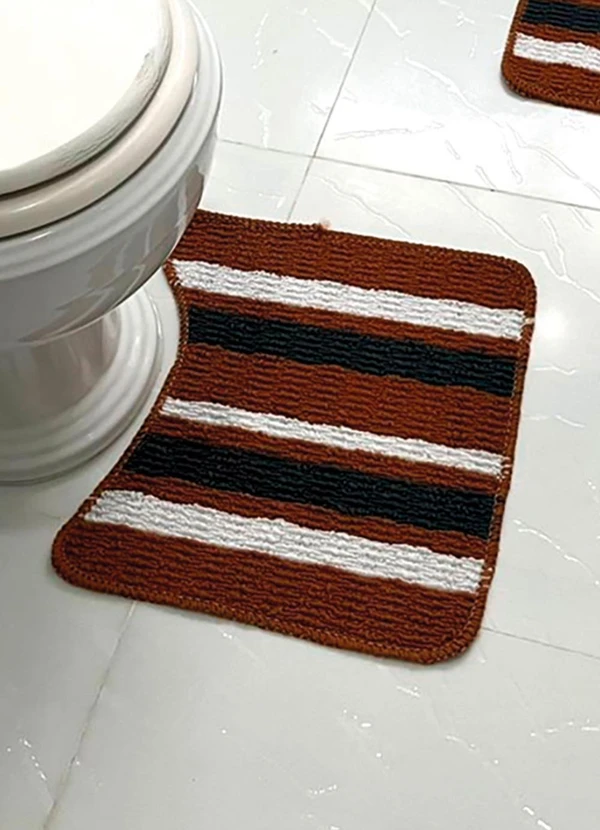 Lar e Lazer - Jogo de Banheiro Marrom 2 Peças 2