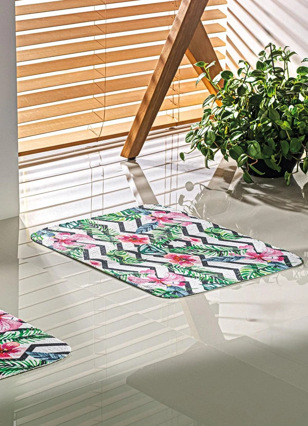 Lar e Lazer - Jogo de Banheiro Tropical 3 Peças 3