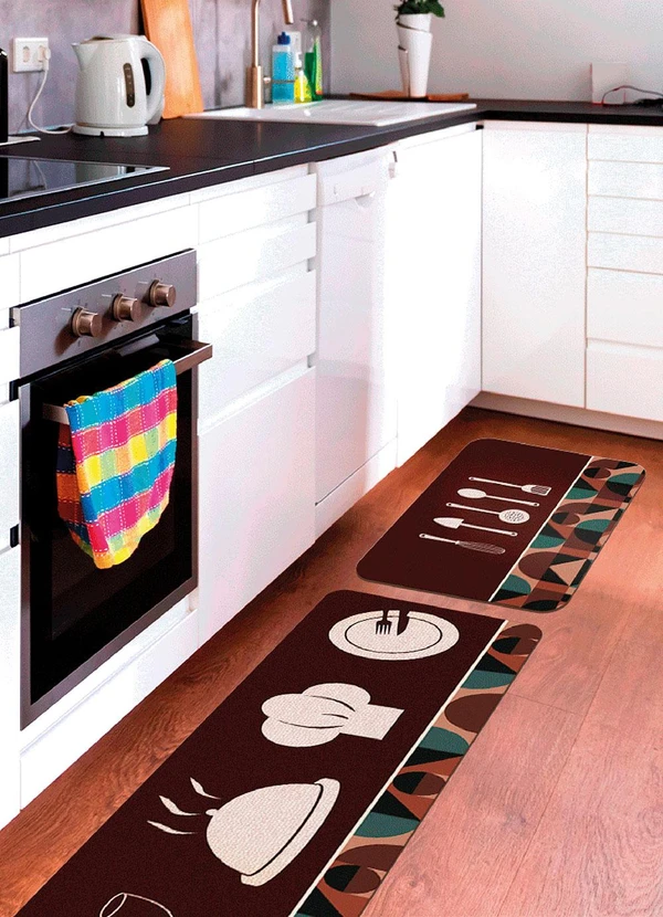 Lar e Lazer - Jogo de Tapetes Cozinha Gastronomic 2 Peças