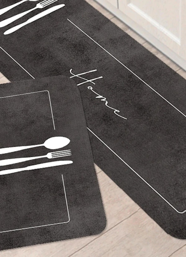 Lar e Lazer - Jogo de Tapetes Cozinha Home 2 Peças 3