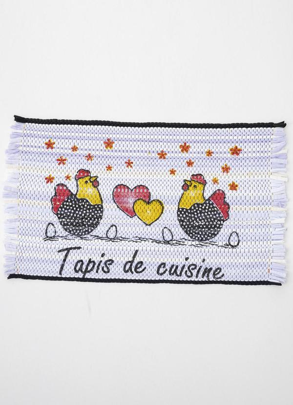Jogo Tapetes Cozinha (Galinha) 3 Peas