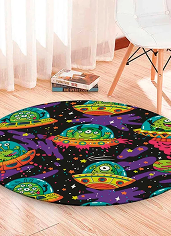Lar e Lazer - Tapete Aliens 84 cm