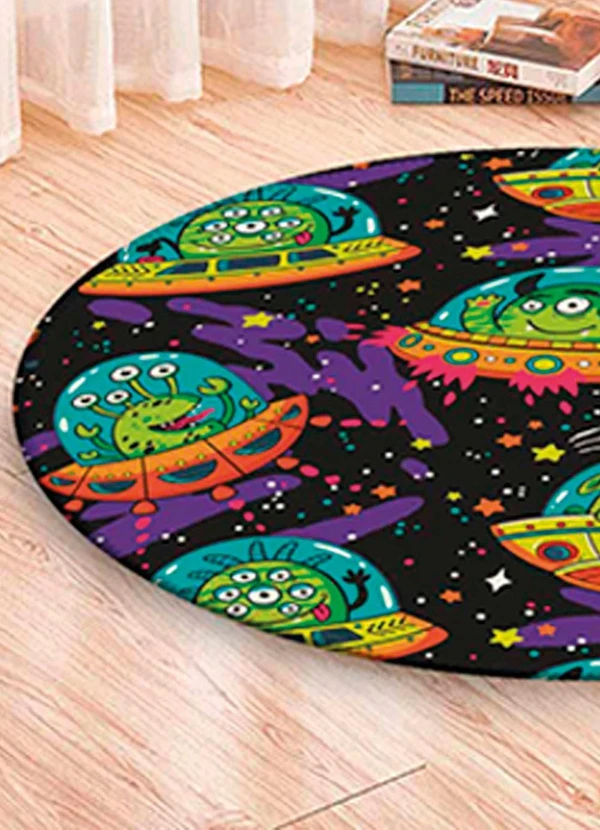 Lar e Lazer - Tapete Aliens 84 cm 2