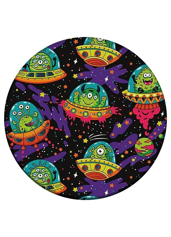 Lar e Lazer - Tapete Aliens 84 cm 4