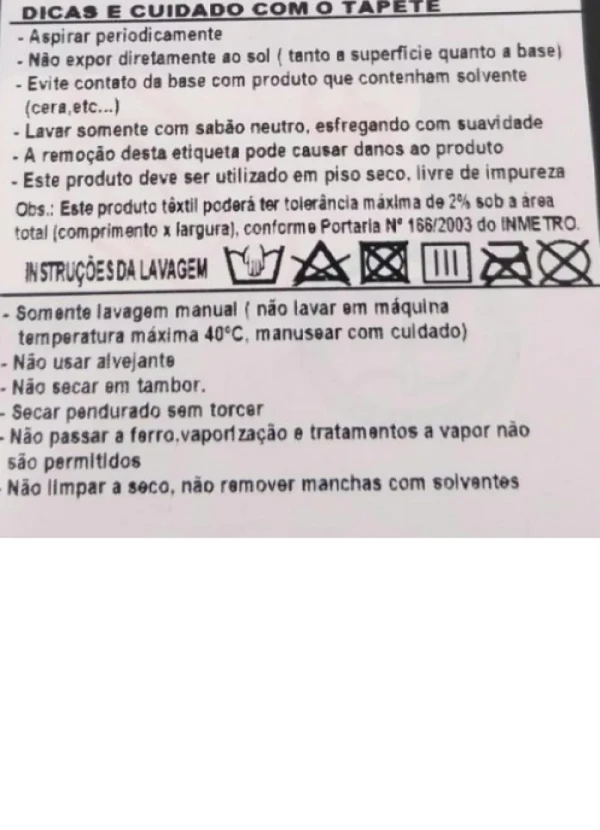 Lar e Lazer - Tapete Antiderrapante Marrom 100x150 cm 3